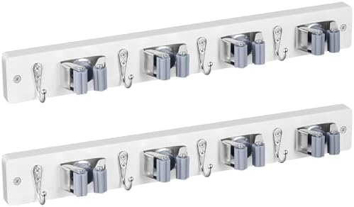 OUTNILI 2 Pack Mop Broom Holder Wall Mount by OUTNILI