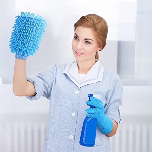 Potchen 6 Pcs Microfiber Dusting Mitt Glove - Image 4