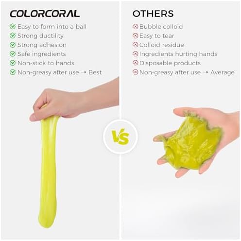 ColorCoral 2Pack Keyboard Cleaning Gel Kit Universal Dust Cleaner - Image 6