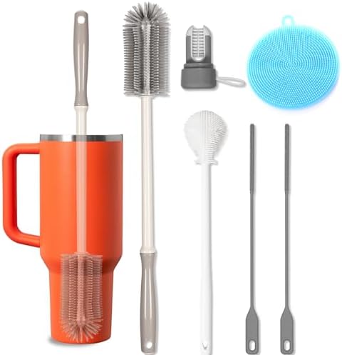 15.7" Silicone Bottle Brush Set by Fojaglad