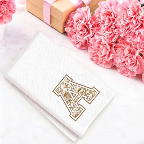 Chinoiserie Initial Kitchen Towels, Personalized Kitchen Towels, Personalized - Image 4