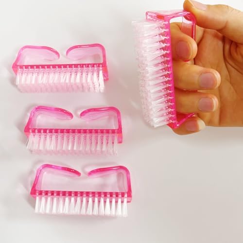 SQULIGT 4Pcs Nail Brushes for Cleaning Fingernails, Handle Grip Nail Scrubber - Image 6