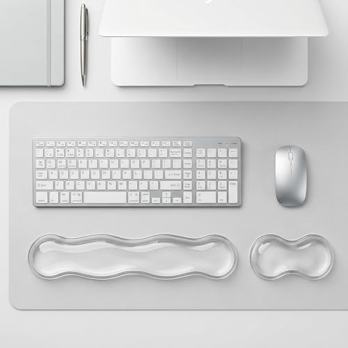Update Gel Keyboard Wrist Rest & Mouse Wrist Rest Set – Silicone Wrist Support by Unknown