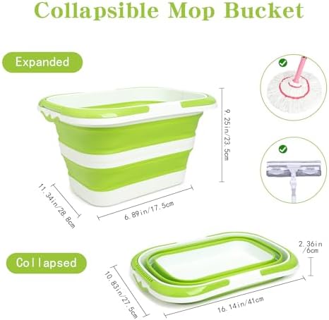 Large Collapsible Bucket for Cleaning, 4.2 Gallon/16L - Image 2