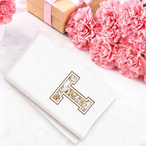 Chinoiserie Initial Kitchen Towels, Personalized Kitchen Towels, Personalized - Image 4