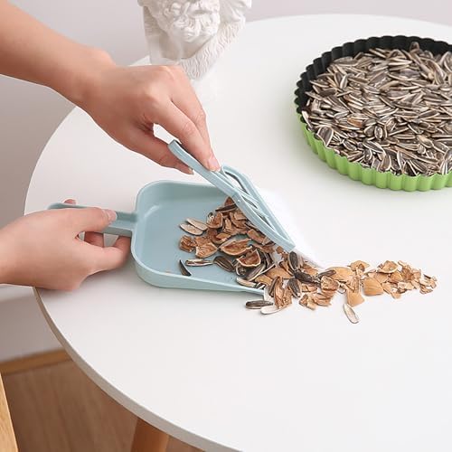Mini Dustpan and Brush Set, Portable Handheld Household Broom - Image 3