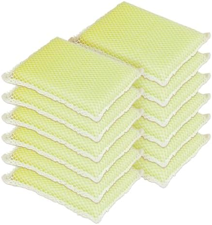 LOLA Nylon Netting Sponge Cleaning Scrubber Pad, 12 Pack, Non Scratch, Safe on by LolaProducts