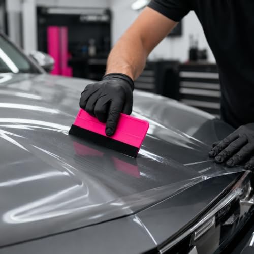 Suede Felt Squeegee w/Ruler, Car Film Smoothing Tool - Image 6