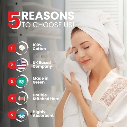 Infinitee Xclusives 100% Cotton Hand Towels - Image 4