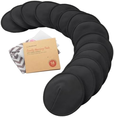 Organic Nursing Pads 14 Washable Breast Pads by KeaBabies