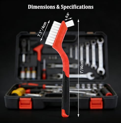 6 Pack Non Scratch Nylon Cleaning Brushes - Image 2