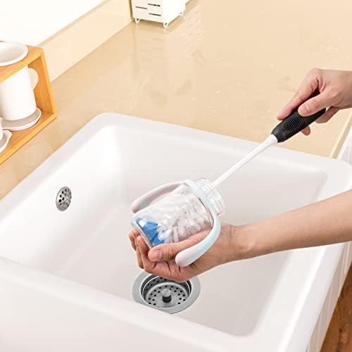Amazer Bottle Brush Cleaner, Long Flexible Handle Bottle Brush Scrub - Image 6
