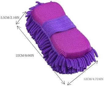 Scratch Free Chenille Microfiber Wash Mitt Car Wash Sponge - Image 4