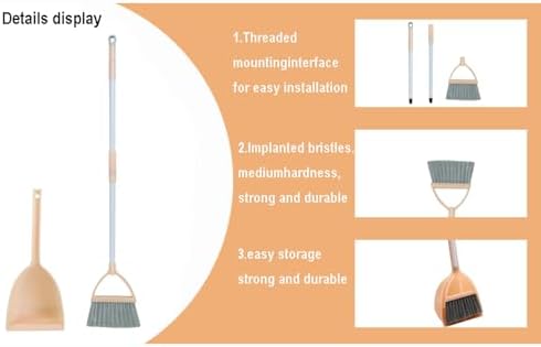 Mini Broom with Dustpan for Kids, Little Housekeeping Helper Set - Image 4