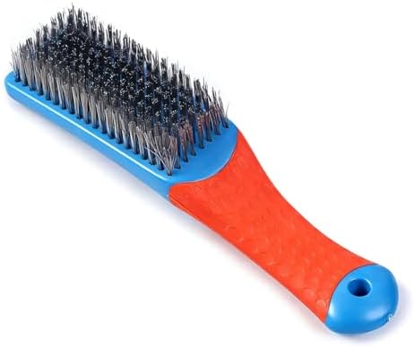 1 PCE Blue Steel Brushes Heavy Duty Carbon Steel and Stainless Steel Wire by Unknown