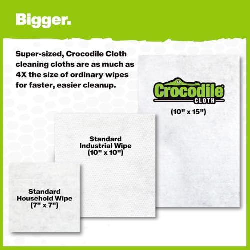 Crocodile Cloth All-Purpose Plant-Based Cleaning Wipes, 8 Packs - Image 6