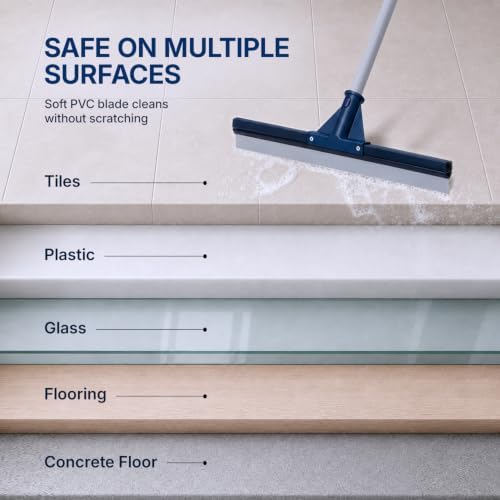 DSV Standard Floor Squeegee for Concrete Floor, 17.5" Large Floor Squeegee - Image 3