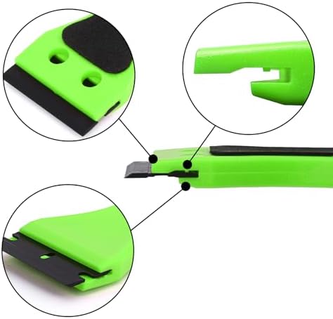 EHDIS 2pcs Plastic Razor Scraper 6-inch Long Handle Adhesive Remover Tool - Image 3