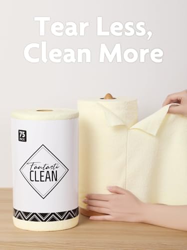 Fantasticlean Microfiber Cleaning Cloth Roll- 75 Sheets - Image 2