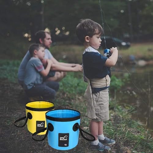 Collapsible Bucket with Handle, Waterproof, Lightweight - Image 5