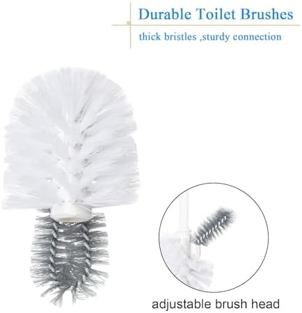 2 Pack Toilet Bowl Brush with Holder - Image 5