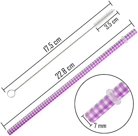 JANYUN 30Pcs Colorful Reusable Plastic Straws - Image 4