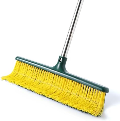 Yocada Heavy Duty Outdoor Broom Commercial Broom Garden Leaf Rake by Yocada