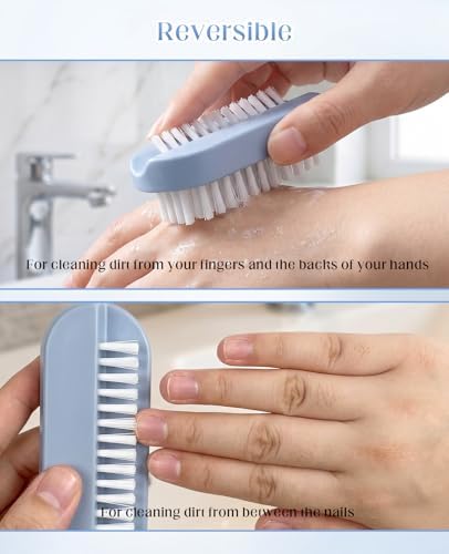 6 PCS Nail Brush for Cleaning Fingernails, Deep Cleaning Double-sided - Image 3