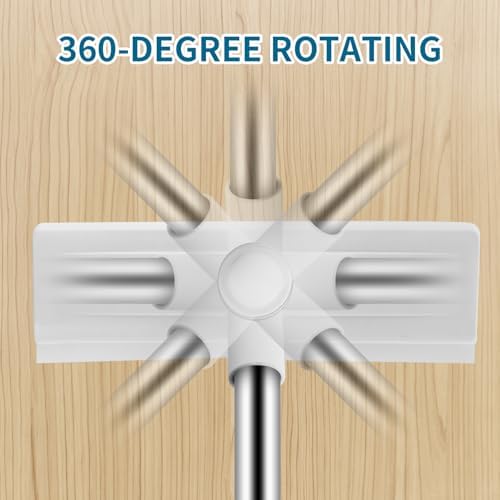 Floor Scrub Brush with 51-Inch Long Handle, 2 in 1 Floor Scrubber - Image 6