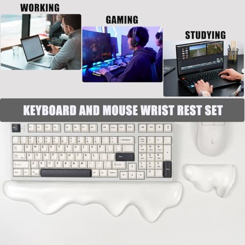 Gel Keyboard and Mouse Wrist Rest Set, Wrist pad - Image 4