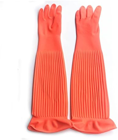 22" Extra Long Elbow Length Latex Dish Gloves Non-Slip - Image 2