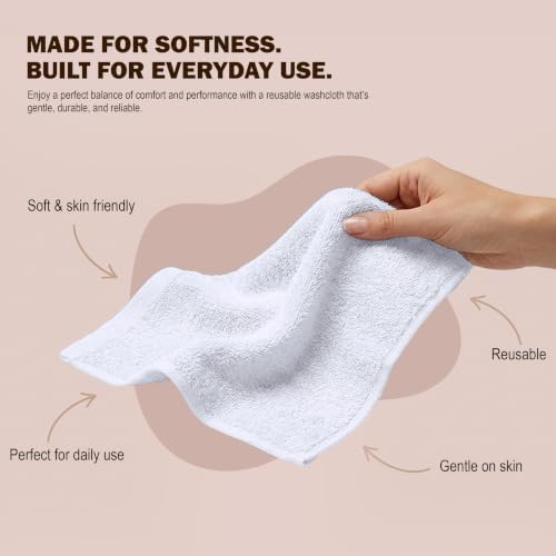 Utopia Towels 24 Pack Washcloths, 12x12 In, 100% Cotton - Image 3