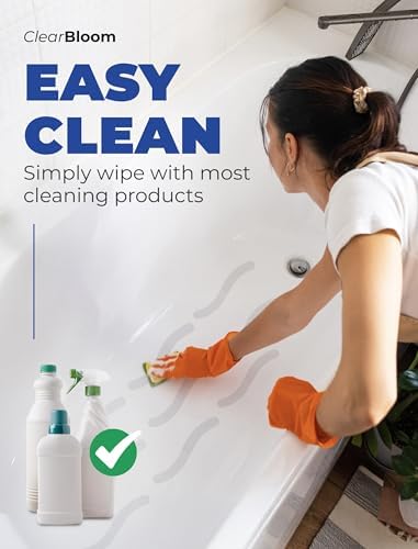 Clear Bloom Anti-Slip Shower Stickers, Non-Slip Bathtub Floor Grip, 24 Pack - Image 5