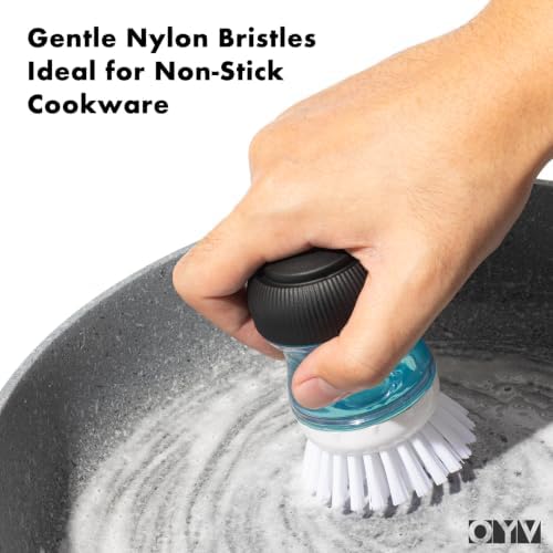 OYV Soap Dispensing Palm Brush - Image 3