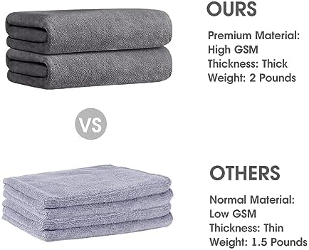 JML Microfiber Bath Towel with Hanging Loop, 2 Pack - Image 2