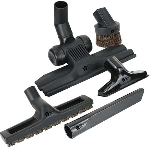 Vacuum Attachments for 1.25" Vacuum Cleaner Accessories, Dust Brush, Crevice by ALLPARTSETC