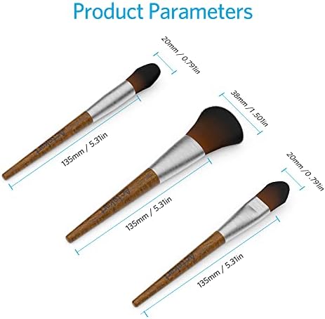 3PCS Model Cleaning Brush Kit Soft Figure Duster Brush, Professional Model - Image 5