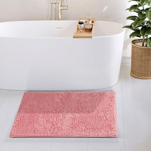 Hearth & Harbor Bathroom Rugs, Chenille Bath Mat - Image 2
