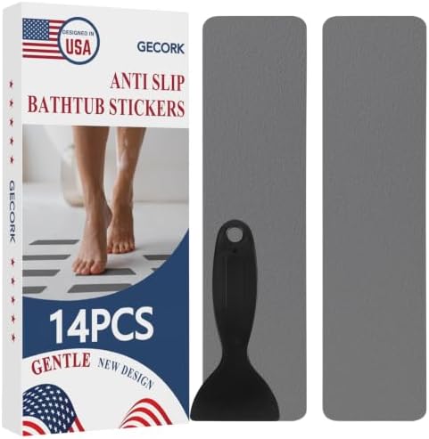 Gecork 14PCS Anti-Slip Shower Stickers by Gecork