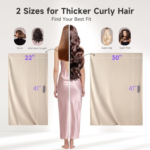 Umisleep Microfiber Hair Towel, Soft Anti-Frizz - Image 4