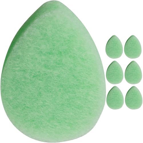 KOL Face Scrubber Pads, Cucumber Infused Exfoliating Facial Cleansing Sponges by Kol