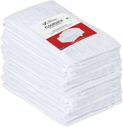 Utopia Kitchen White Flour Sack Towels 100% Cotton by UTOPIAKITCHEN