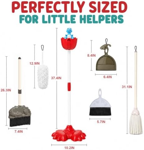Toddler Dinosaur Cleaning Set - Image 6