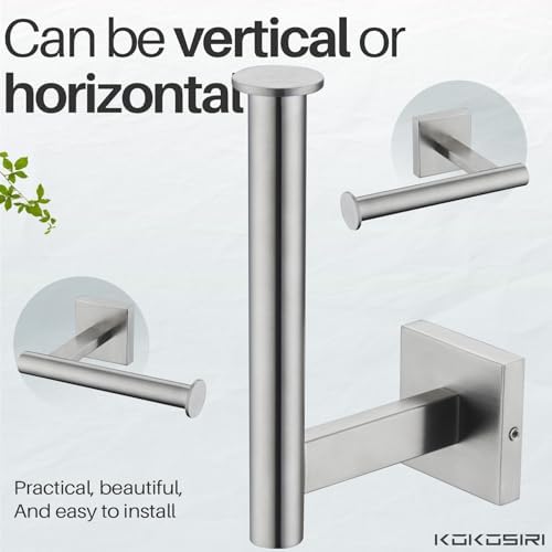 KOKOSIRI Toilet Paper Holder Tissue Paper Dispenser - Image 3