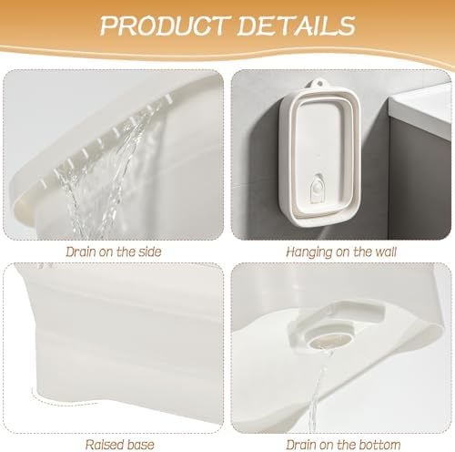 3 Pack Ice Buckets for Parties, Foldable Beverage Tub, Collapsible Ice Bucket - Image 2
