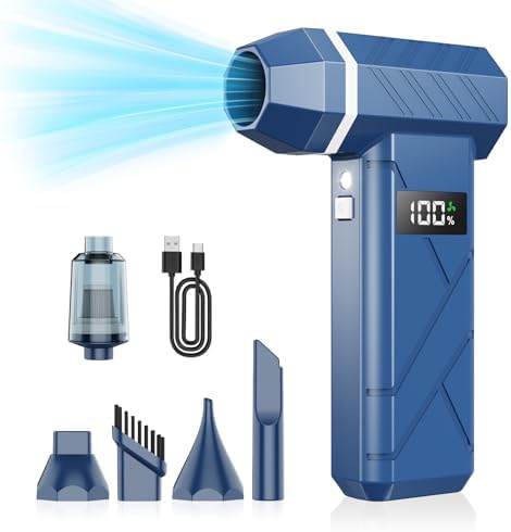 Dzaki Compressed Air Duster & Vacuum 2-in-1, 140000RPM Electric Air Duster by Unknown