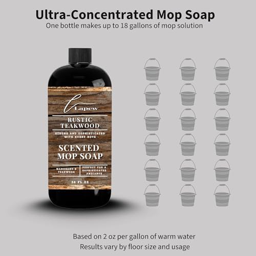 Lapew Rustic Teakwood Scented Mop Soap - Image 4