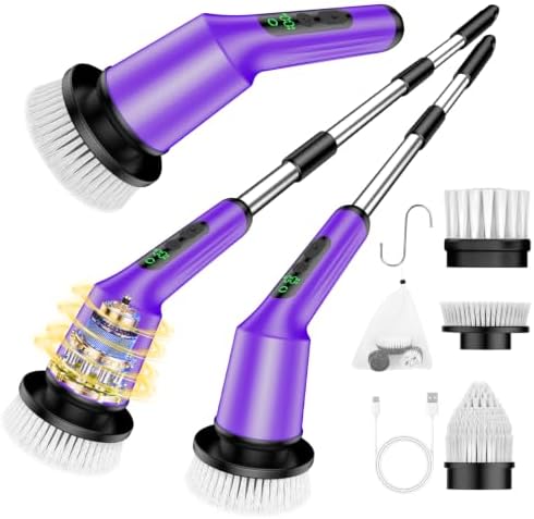 Electric Spin Scrubber for Cleaning Bathroom, Shower Scrubber Cordless Cleaning by CTMAST