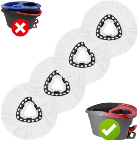 Spin Mop Replacement Microfiber Head Refill by Unknown