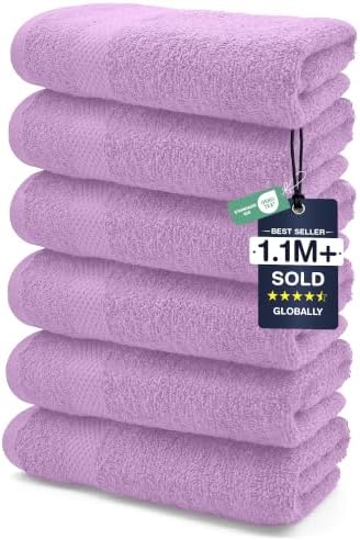 DAN RIVER 6-Pack Premium Hand Towels by DanRiver